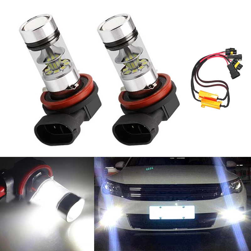 2x светодиодные 9006 HB4 светильник ing 3030 автомобиля SMD Led противотуманная фара