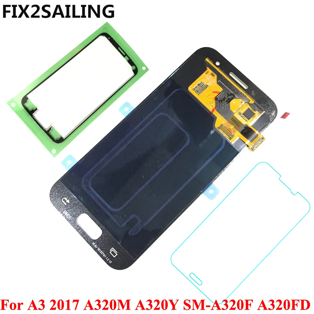 

Super AMOLED LCD Display 100% Tested Working Touch Screen Assembly For Samsung Galaxy A3 2017 A320M A320Y SM-A320F A320FD A320