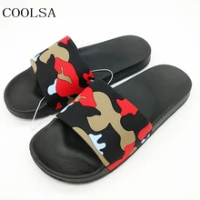 Мужские летние камуфляжные Вьетнамки; домашние Нескользящие Тапочки для ванной; пляжные шлепанцы; мужские сандалии; мужские шлепанцы; домашняя обувь