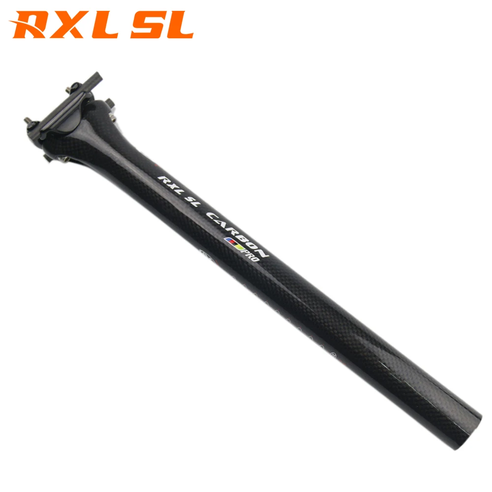 RXL SL Bicycle Carbon Seatpost 350/400mm Seat Post Carbon 27.2/30.8/31