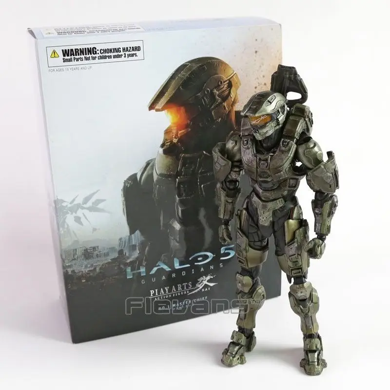 Новая классическая Sci Fi Игра № 1 главный HALO 5 guardions Play Arts Kai 26 см фигурка