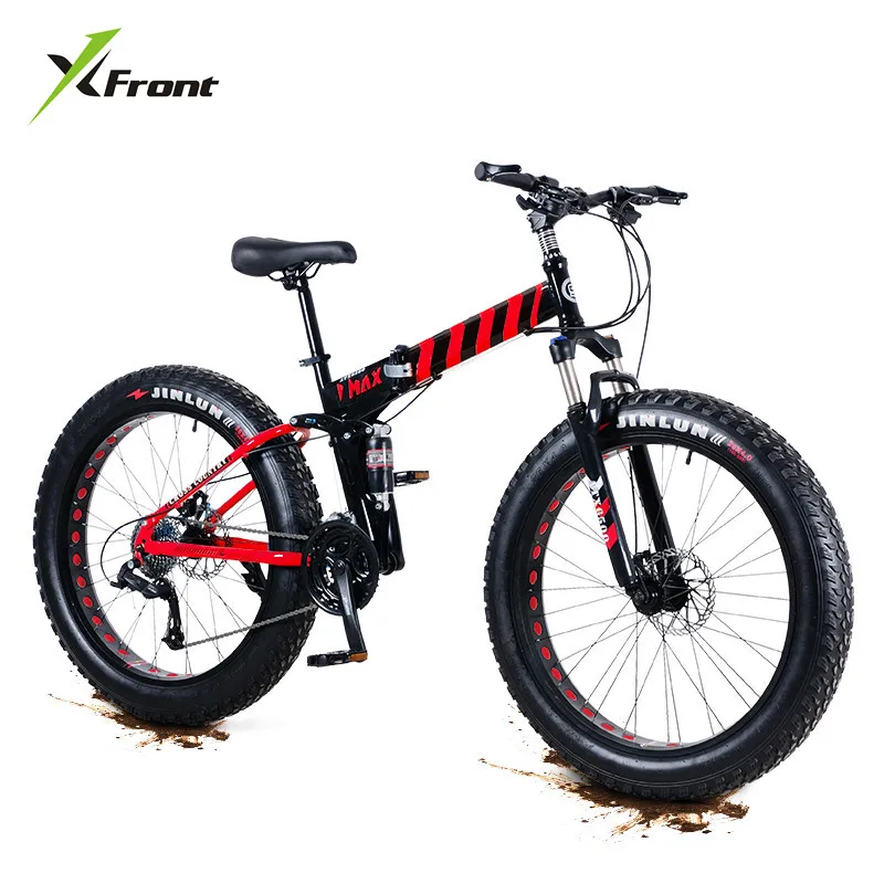 Cheap New Brand Carbon Steel 4.0 Fat Tire 20/26 inch Wheel 21/27 Speed Soft Tail Mountain Bike Beach Snow Bicycle Downhill Bicicleta 0