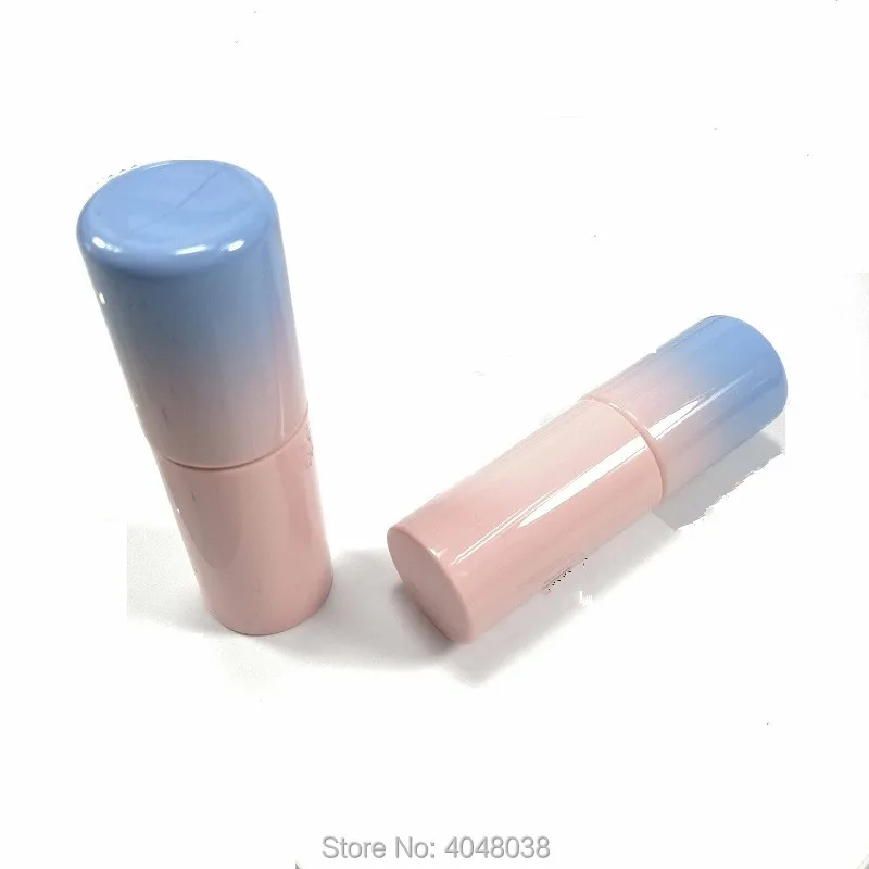 

Empty Lip Gloss Tube Pink and Blue Cosmetic Containers Round Lipgloss Bottle Small Plastic Tube Cosmetic Packaging Bottle 50pcs