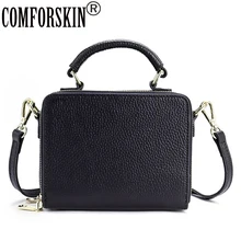 COMFORSKIN Премиум женская сумка из воловьей кожи Новые поступления модные дизайнерские женские сумки Популярные винтажные Деловые женские сумки