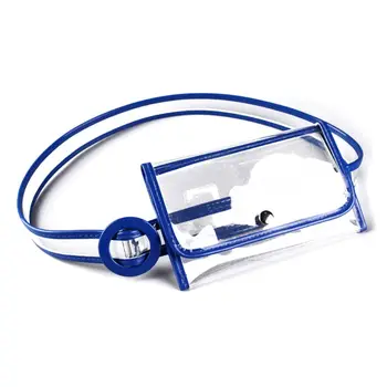 

Fashion Transparent Waist Fanny Pack Belt Bag Pouch Travel Hip Bum Bag WoMan Small Purse