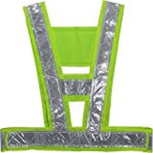 Удобный светоотражающий жилет с v-образным вырезом для бега на велосипеде