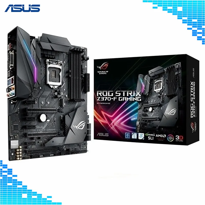 все цены на Asus ROG STRIX Z370-F GAMING Socket LGA 1151 Desktop Motherboard онлайн
