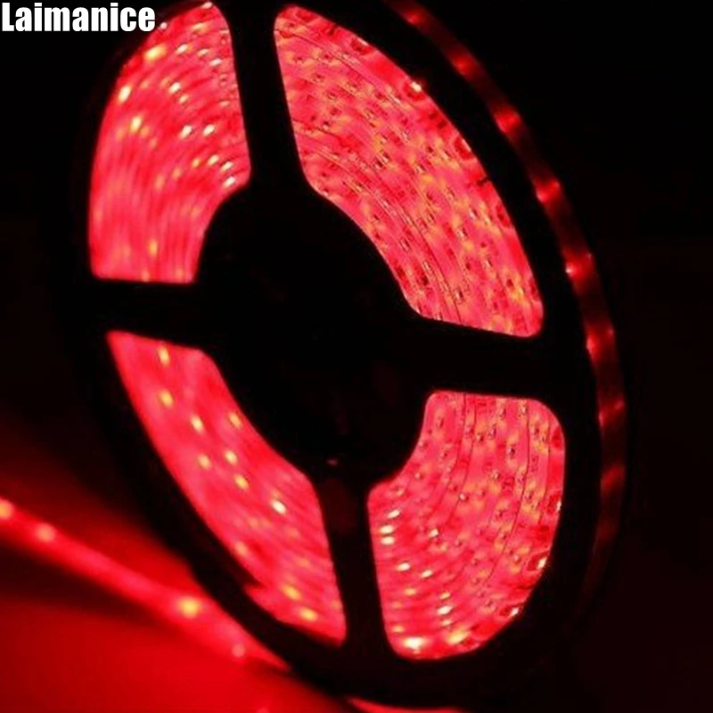 

5M 2835 3528 Led strip SMD DC 12V 120leds/M 600leds flexible led Tape light IP20 IP65 waterproof indoor outdoor decoration