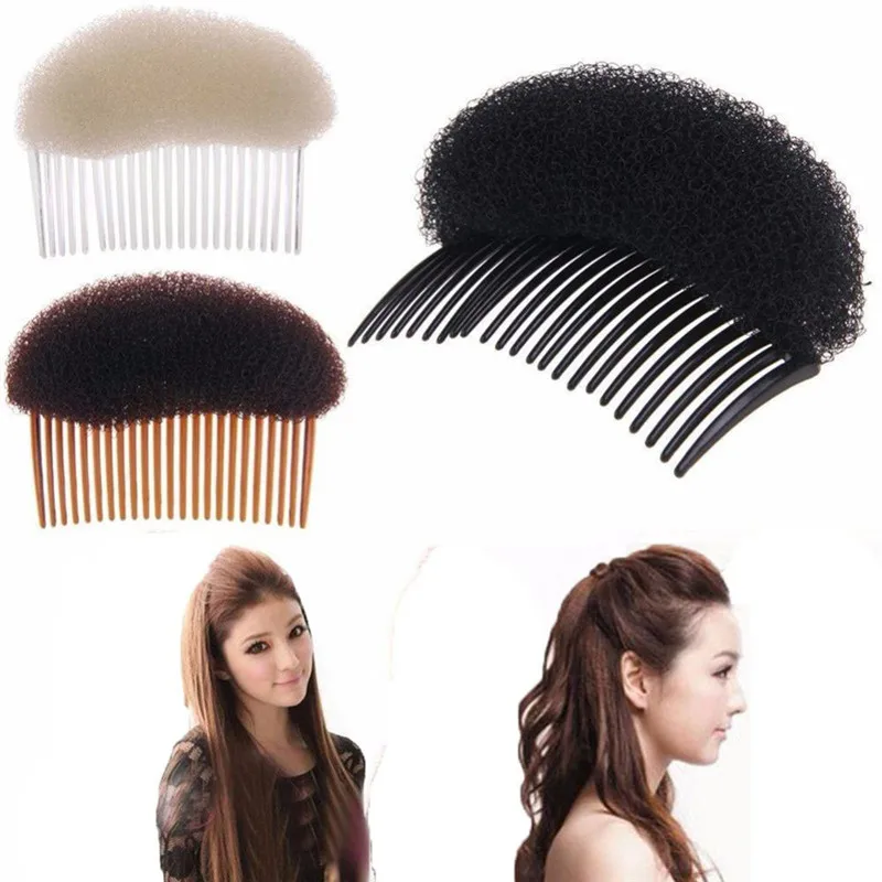 1 Pcs Women Fashion Magic Hair Styling Clip Plastic Hair Bun Maker Comb DIY Easy Handle Hairdressing Maker Hair Braider Tools