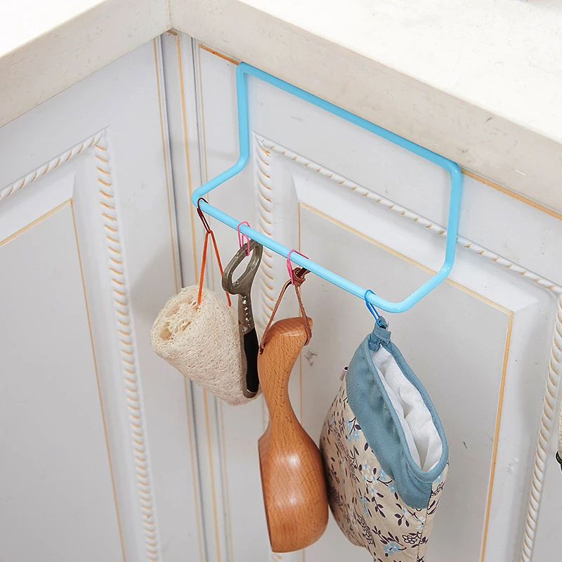 WALFOS держатели для хранения вешалка для полотенец подвесной держатель Органайзер для ванной комнаты кухонный шкаф вешалка дальность