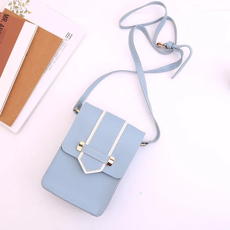 

Miyahouse Fresh Style Women Small Flap Bags Candy Color Mobile Phone Bag Female Mini Shoulder Bag Korean Girls Messenger Bags