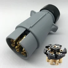 Аксессуары для грузовиков Великобритания 12 в 7-pin пластиковый прицеп караваны вилка трейлер аксессуары трейлер розетка трейлер караван аксессуары