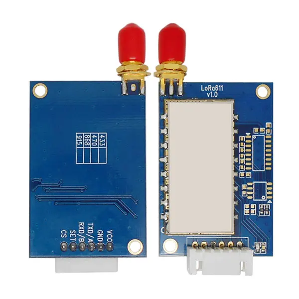 2 шт./лот 4 км 915 мГц 20dBm Lora приемопередатчик данных модуля lora611aes с RS485/RS232/TLL и AES шифрование