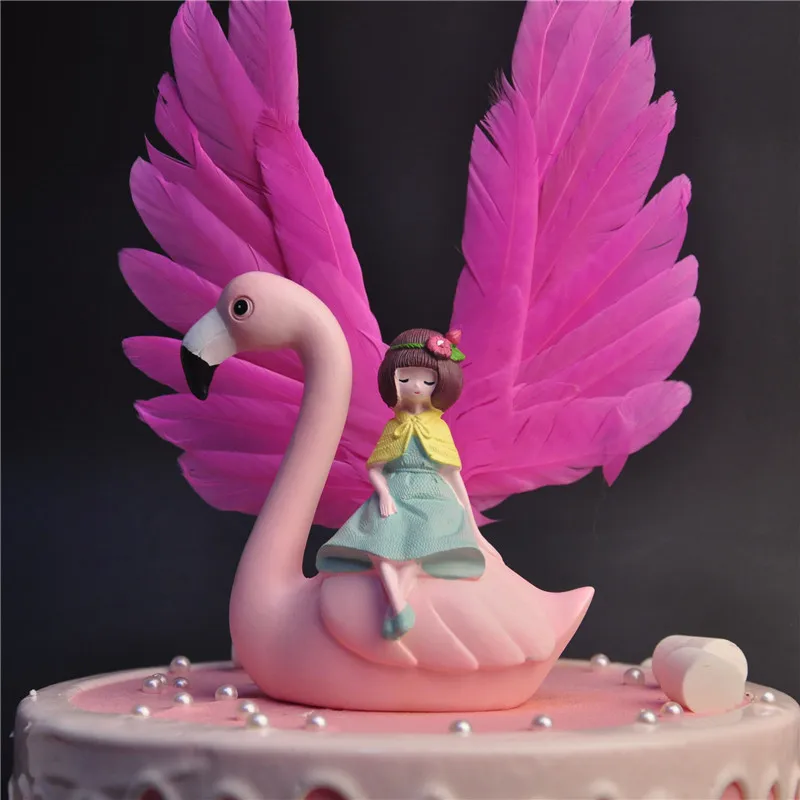 

Christmas Resin Pink Flamingo Home Decor Figure for Girl Hot Home Decor Gifts for Girl Cretive Gift for kids Friends