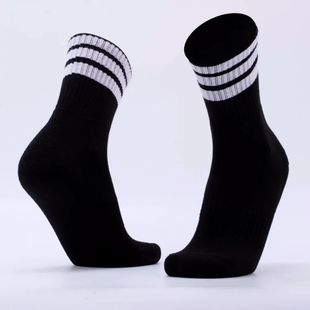 Взрослые зимние теплые мужские длинные футбольные носки для мальчиков, баскетбольные спортивные противоскользящие носки для велоспорта, скалолазания, бега, DH-05