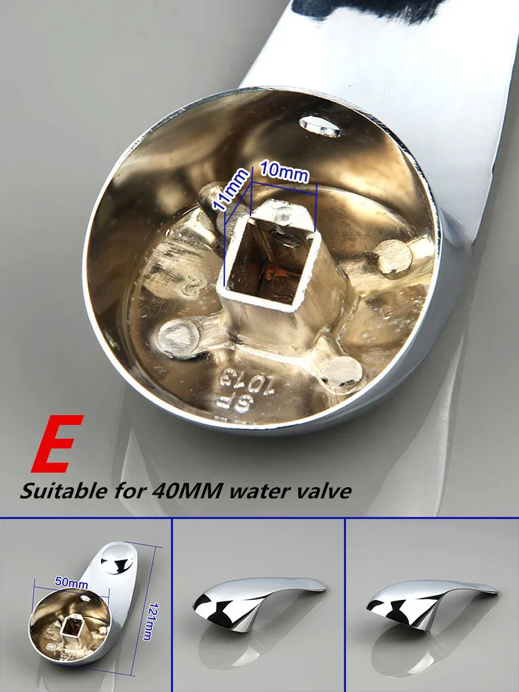 Кухня горячей и холодной 40мм35мм кран переключатель воды ванна кран ручка фильтр аксессуары для ванной комнаты