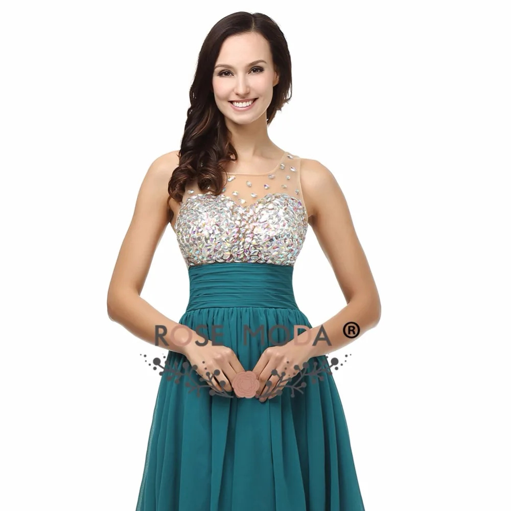 teal prom dressc