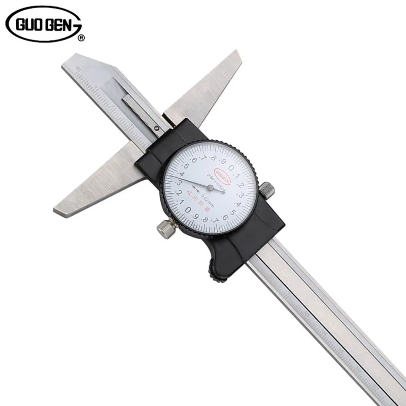 GUOGEN Dial Calipers 0 150/200/300mm Stainless Steel Depth Vernier