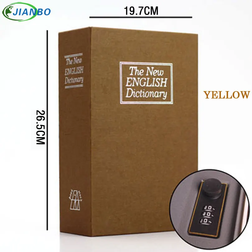 Dictionary Safe Box Popular Secret Book Money Hidden Secret Security Safe Lock Cash Money Coin Storage Jewellery Password Locker Dictionary Safe Box Popular Secret Book Money Hidden Secret Security Safe Lock Cash Money Coin Storage Jewellery Password Locker