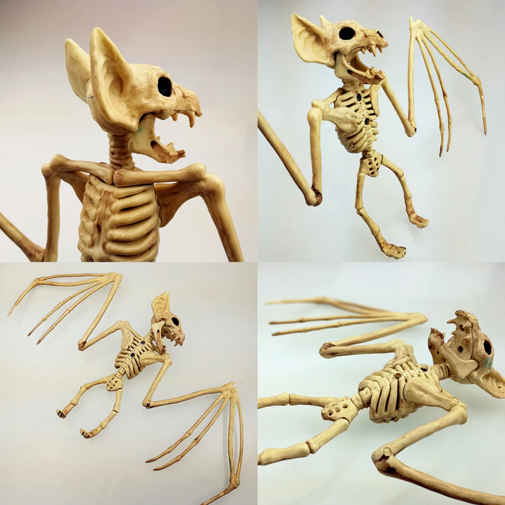 Жуткий скелет летучая мышь ужас бонез Хэллоуин сцена Вечеринка страшный Декор реквизит