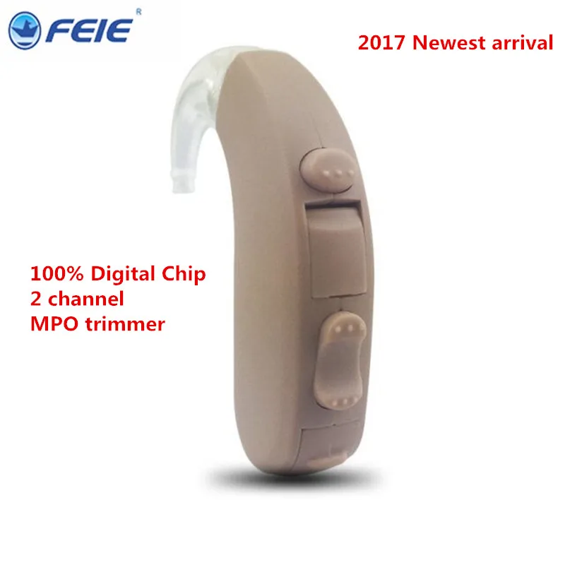 

Mini Audifonos Sordos MY-13 Feie 2 Channels Mini Digital BTE WDRC Sound Amplifier Micro Ear Hearing Aid Free Shipping