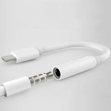 Для IOS 12, Lightning, аудио конвертер, 3,5 мм, аудио разъем для наушников, адаптер, воспроизведение музыки для iPhone XS MAX XR 8 plus 7 plus X
