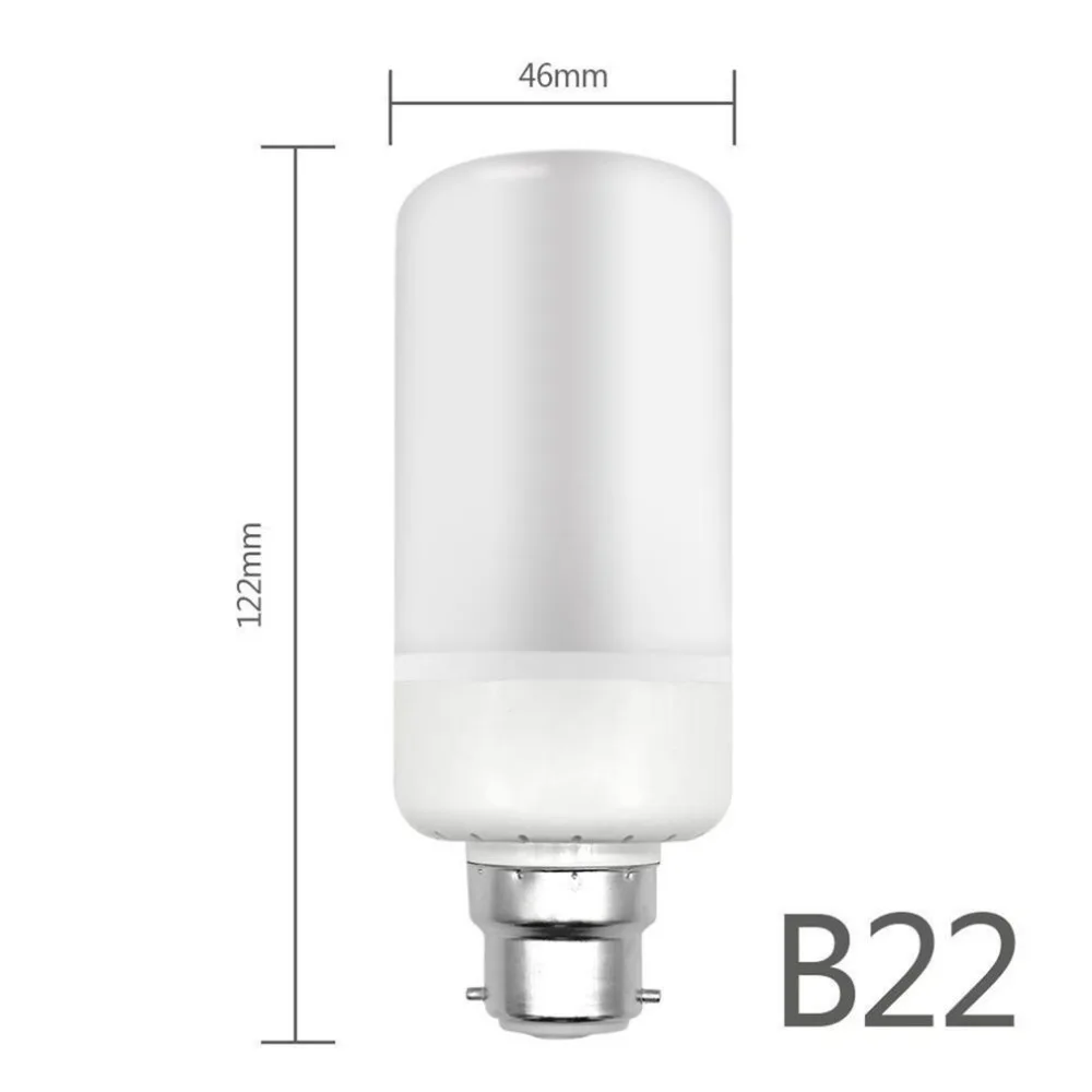1 шт. светодиодный мерцающий свет пламени 2835SMD 3 режима Беспламенного лампы моделирование лампы освещения для дома вечерние бары украшения