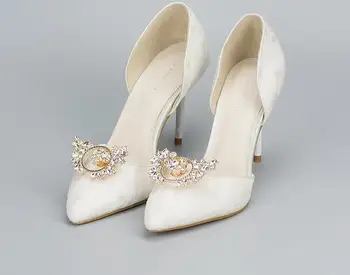 

Removable The new symmetrical design of removable crystal shoes buckle shoes clip shoe decorations for