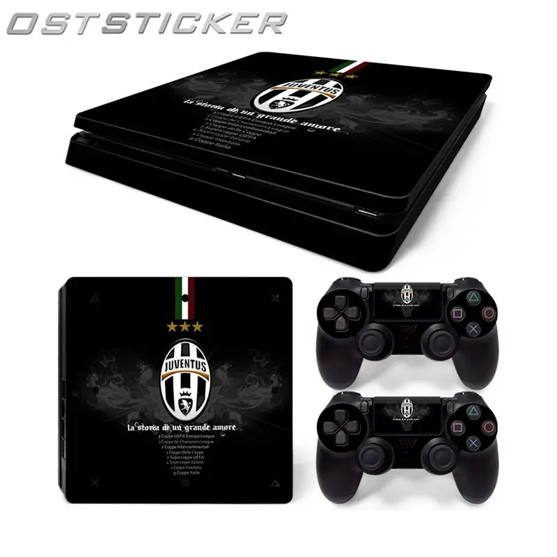 OSTSTICKER популярная версия кожи для playstation 4 тонкие наклейки кожи для PS4 Slim консоли и 2 контроллера