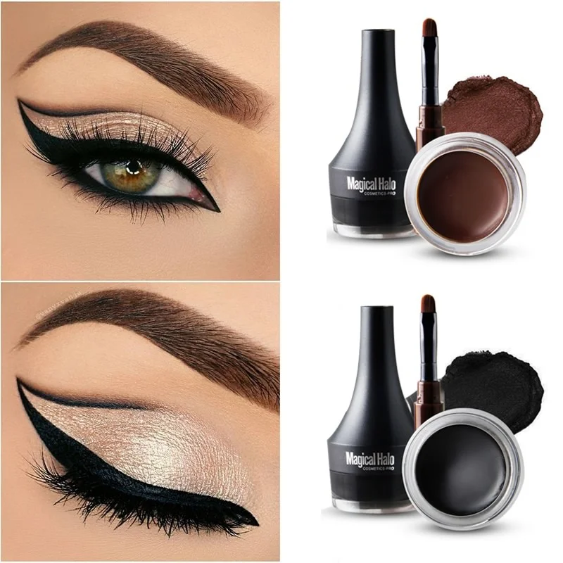 2 Color Eyebrow Enhancers Cream Waterproof Natural Brown Black Makeup Eye Brow Liner Tint Gel Lasting Cosmetic Eyebrow Pomade 2 Color Eyebrow Enhancers Cream Waterproof Natural Brown Black Makeup Eye Brow Liner Tint Gel Lasting Cosmetic Eyebrow Pomade