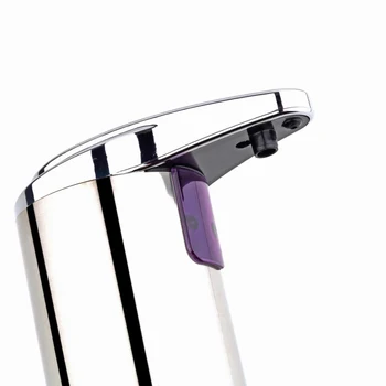 

2016 280ml Automatic Sensor Soap Dispenser Base Wall Mounted Stainless Steel Touch-free Sanitizer Dispenser For Kitchen Bathroom
