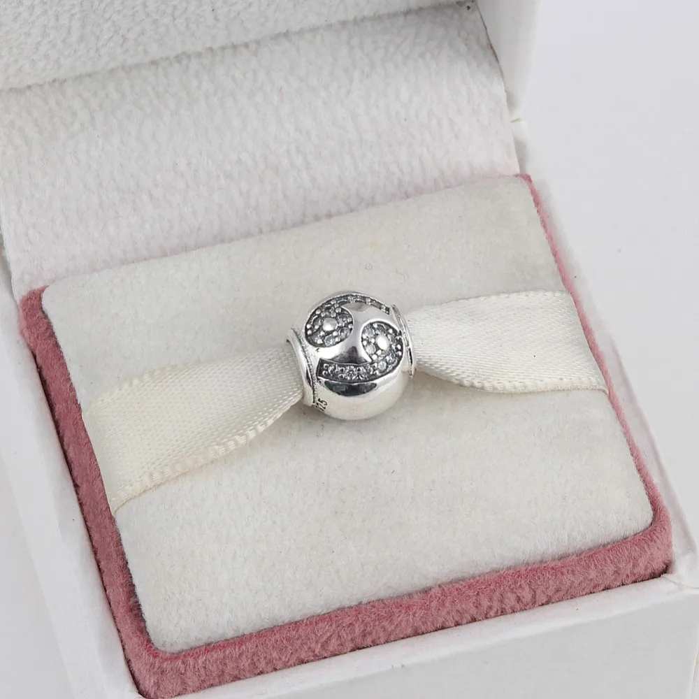 

ZMZY Jewelry 925 Sterling Silver Cancer Designs With Clear CZ Original Charm Beads Fit Pandora Bracelet DIY Jewelry