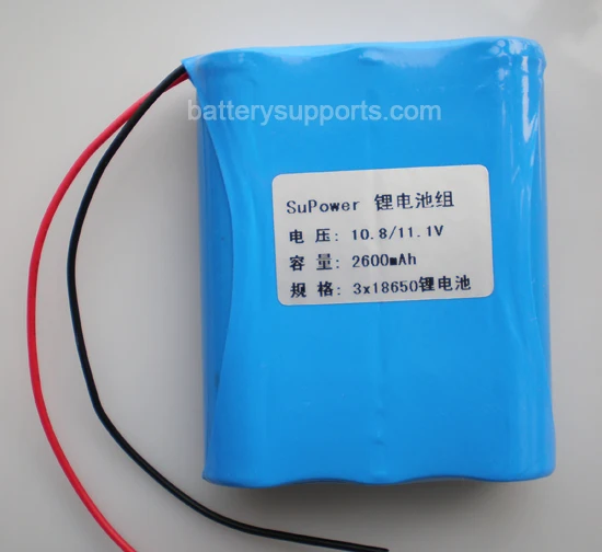 SuPower 10,8 V 11,1 V 12 V 12,6 V 2600 mAh литий-ионная аккумуляторная батарея макс. 2А со встроенной защитной печатной платой