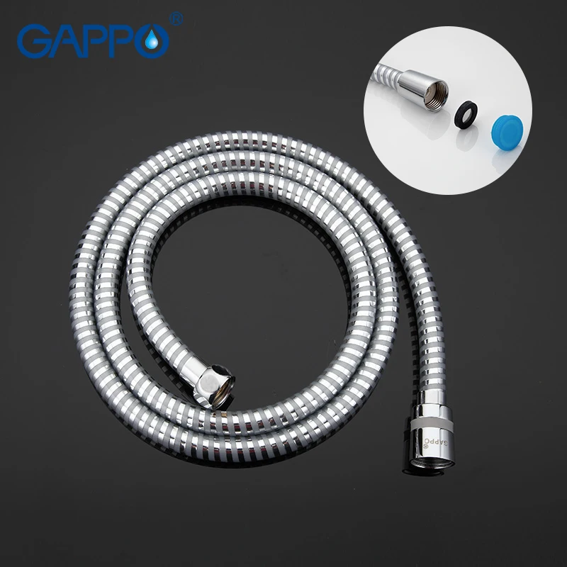 Gappo السباكة خراطيم دش الحمام دش خرطوم الأنابيب البلاستيكية المرنة إمدادات سيليكون خرطوم المياه السباكة خرطوم