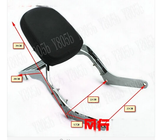 Багажная стойка для Honda Rebel CA 250 CMX 250|sissy bar luggage|sissy barbackrest sissy |