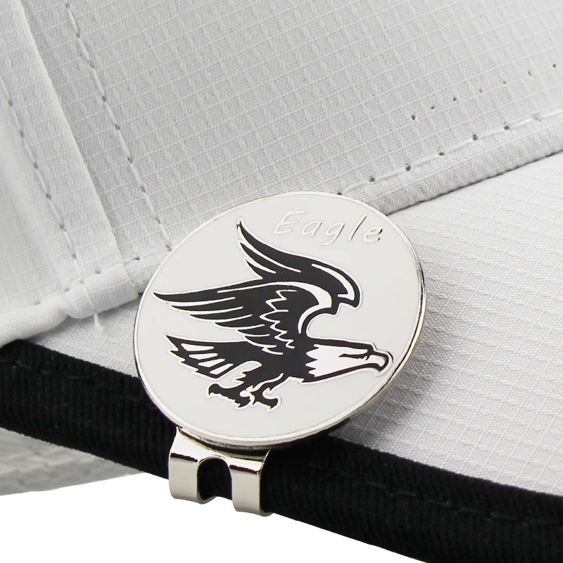 Free Shipping 2018 New Arrival Eagle Golf Cap Clip Ball Marker Alloy Professional 118 huismerk kopen in de aanbieding