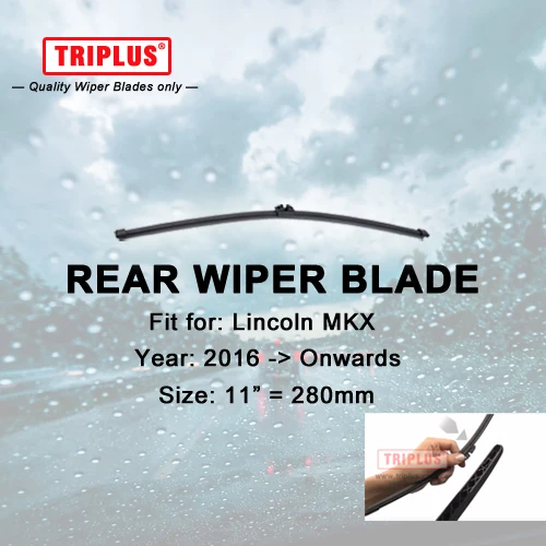 Rear Wiper Blade for Lincoln MKX (2016 Onwards) 1pc 11" 280mm,Car Rear