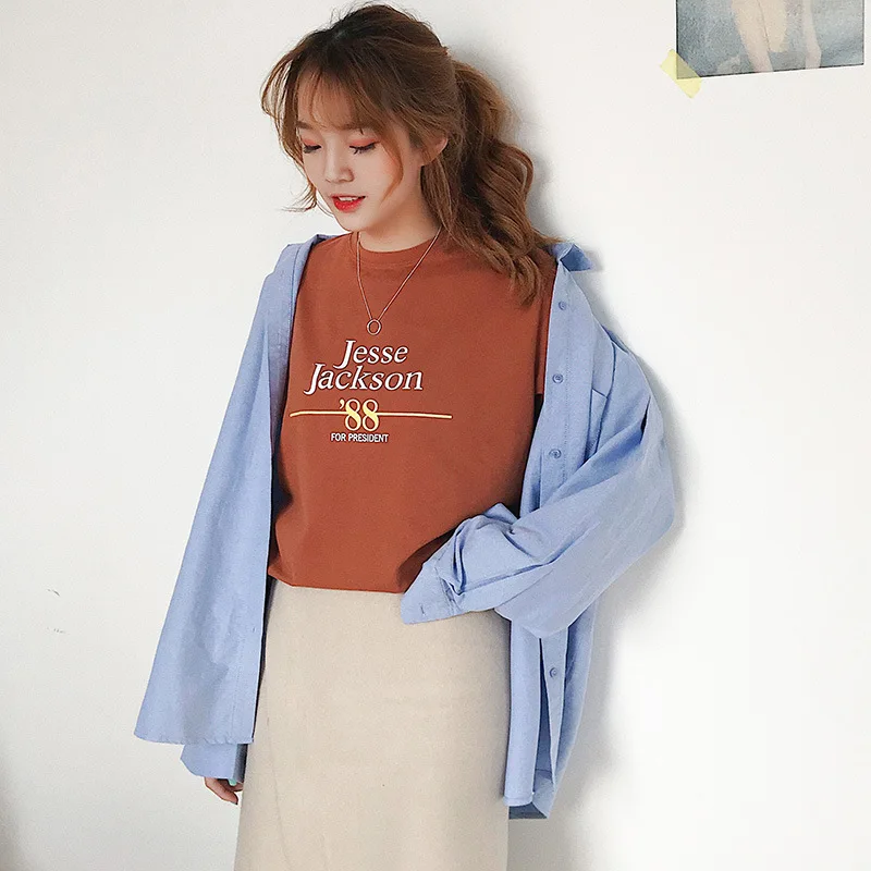 t shirt T1802 orange-1
