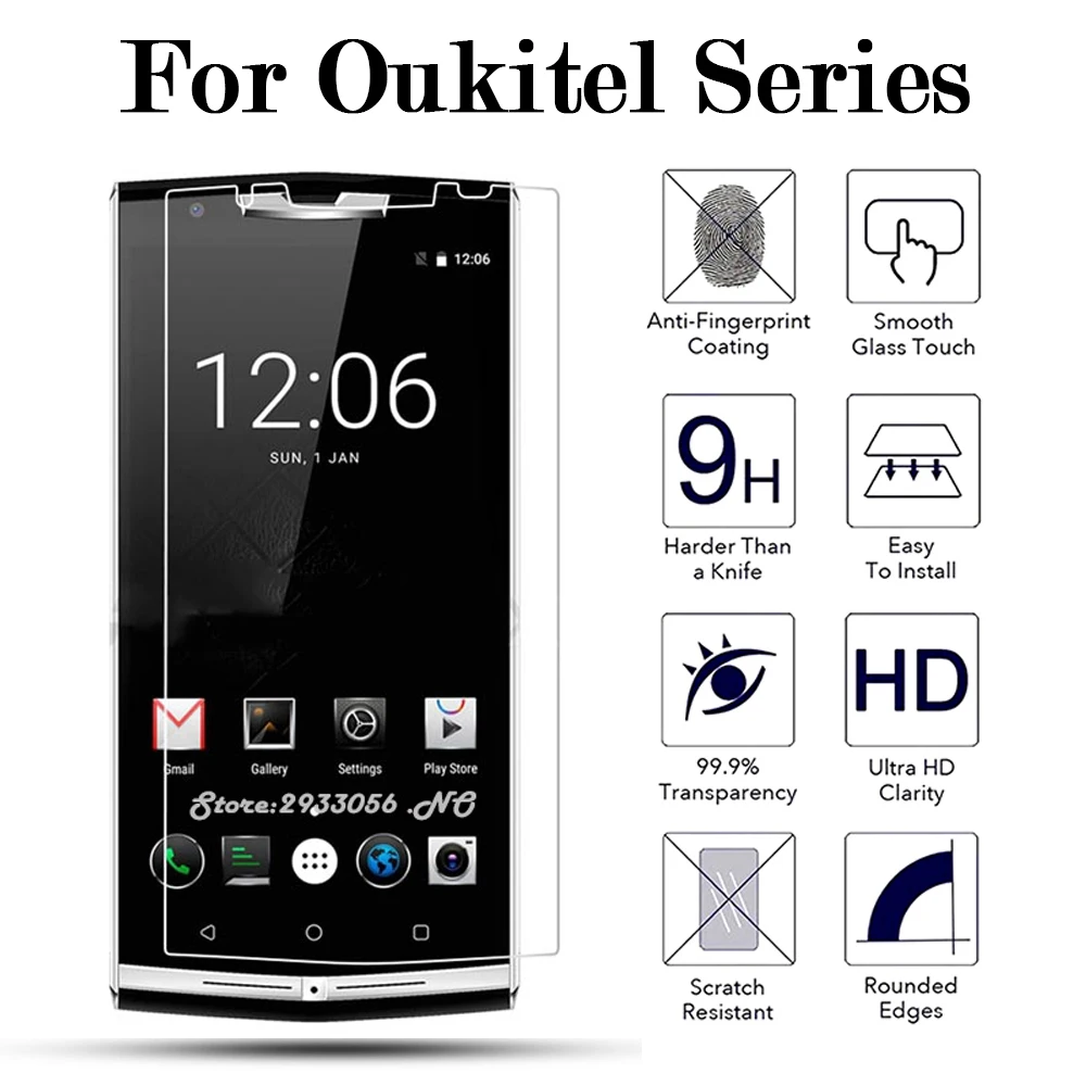 

Tempered Glass For Oukitel K10 C8 Glass Protection K3 K6000 Plus K8000 K10000 Pro Screen Protection Protective Film Protect Glas
