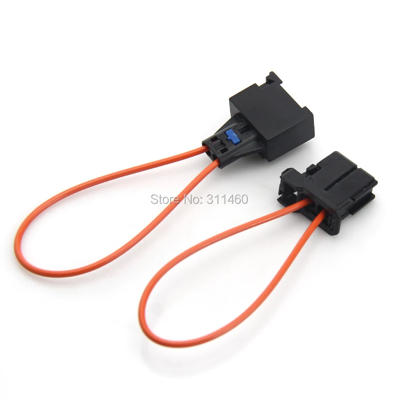 

Male Female Fiber Cable MOST Fiber Optic Loop Bypass Male Female Connector Adapter for MERCEDES AUDI Q7 BMW Auto Diagnostic Tool