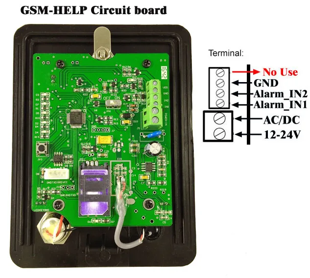 GSM система охранной сигнализации, аудио домофонная сигнализация, аварийная помощь, телефонная связь