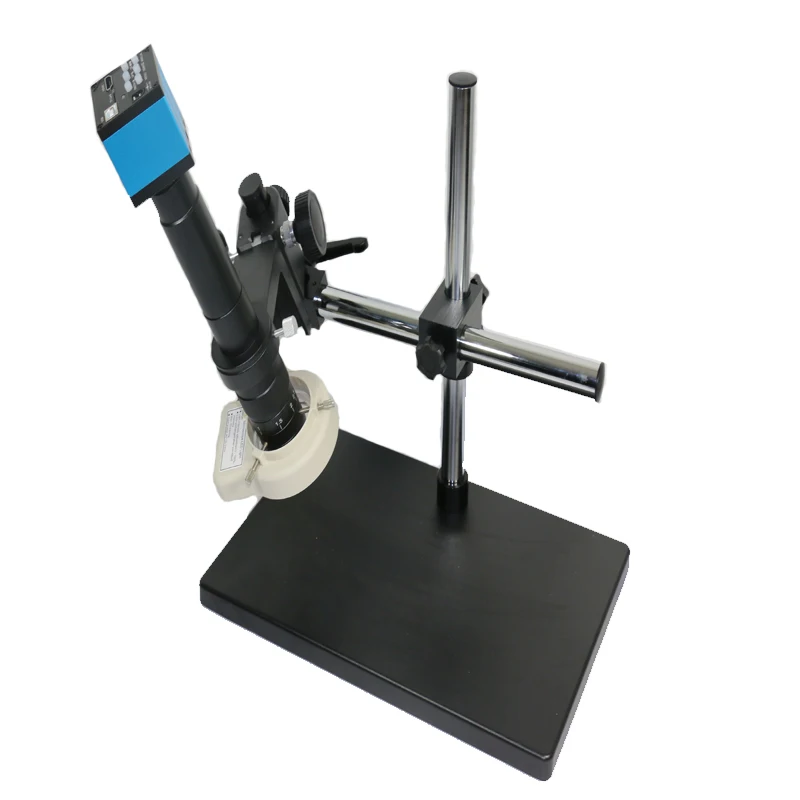 

Dual Arm support microscope stand 10X 180X 300X C-Mount lens 16MP 1080P HDMI Soldering electronic Video Microscope USB Camera