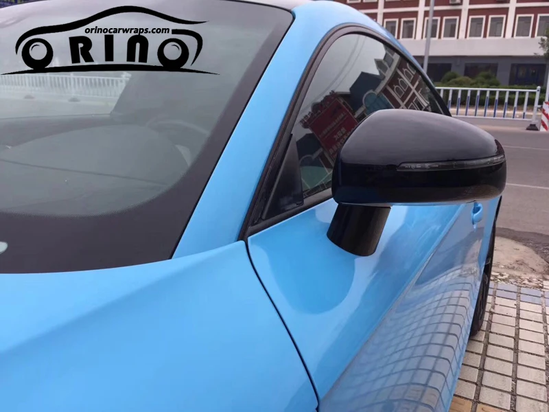Glossy Blue Crystal Vinyl Wrap-2
