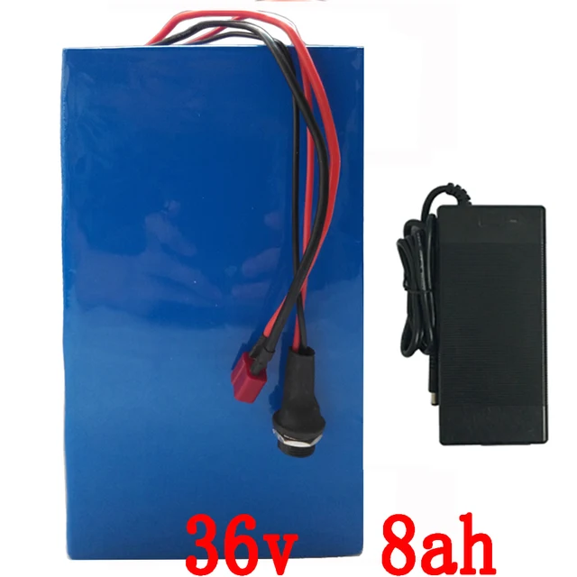 Cheap eBike Battery 36v 8Ah 250W electric bicycle battery 36v with 42v 2A charger,15A BMS 36v Lithium Battery Pack Free Shipping