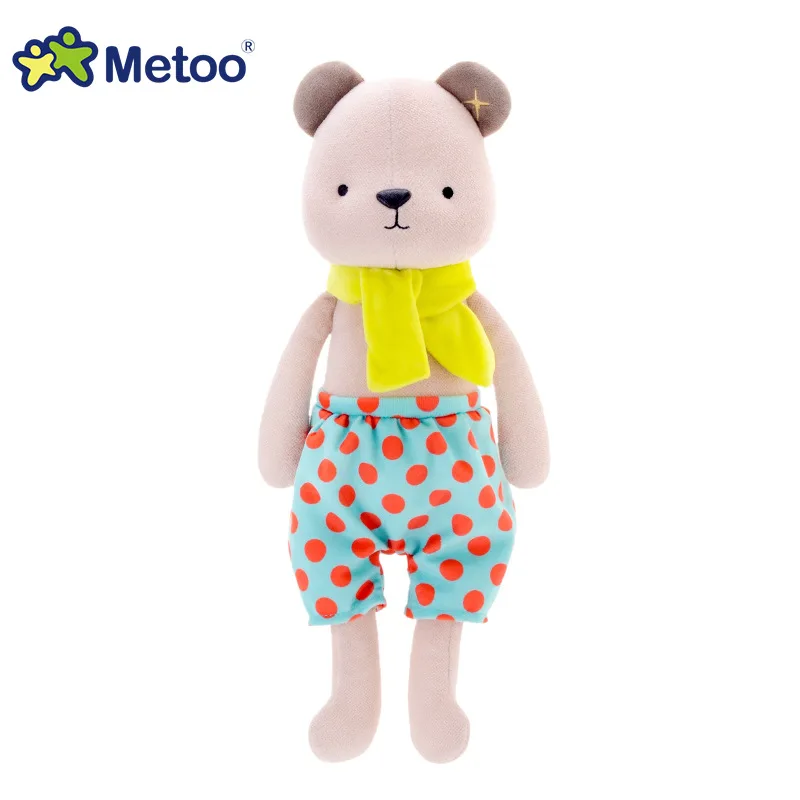 Кукла Metoo мягкие и плюшевые животные плюшевые игрушечные животные мягкие детские игрушки для девочек детские игрушки для мальчиков подарок на день рождения Kawaii Bear Toys - Цвет: 3