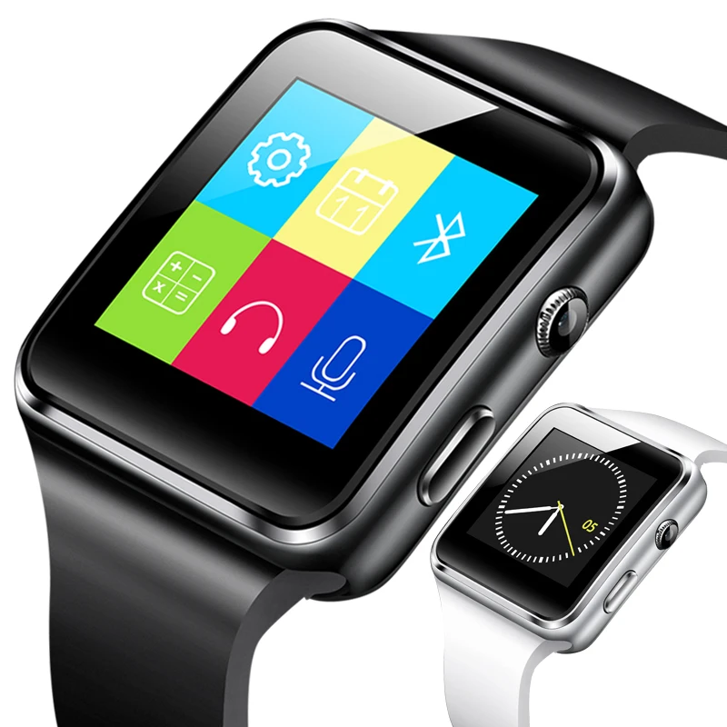 

Smart Watch Bluetooth IP67 Waterproof Men's Women's Sport Fitness Pedometer with SIM Camera Smartwatch for Android Smartphone