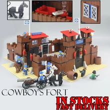 Lepin 33001 742Pcs The Idian Cowboy s Castle Cavalry Soldier Horses Set Building Blocks Bricks Christmas