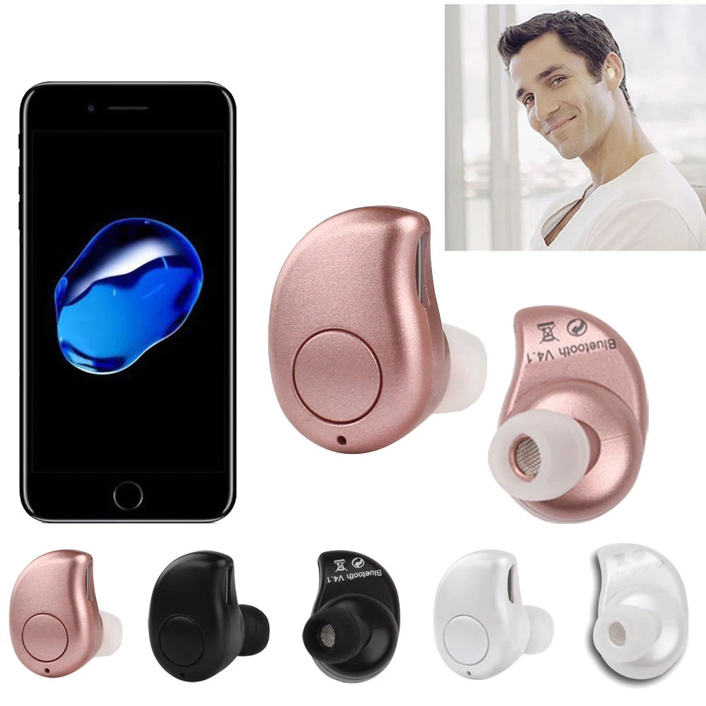 

HOT Mini Wireless Bluetooth Earphone Handsfree Headset For iPhone 7