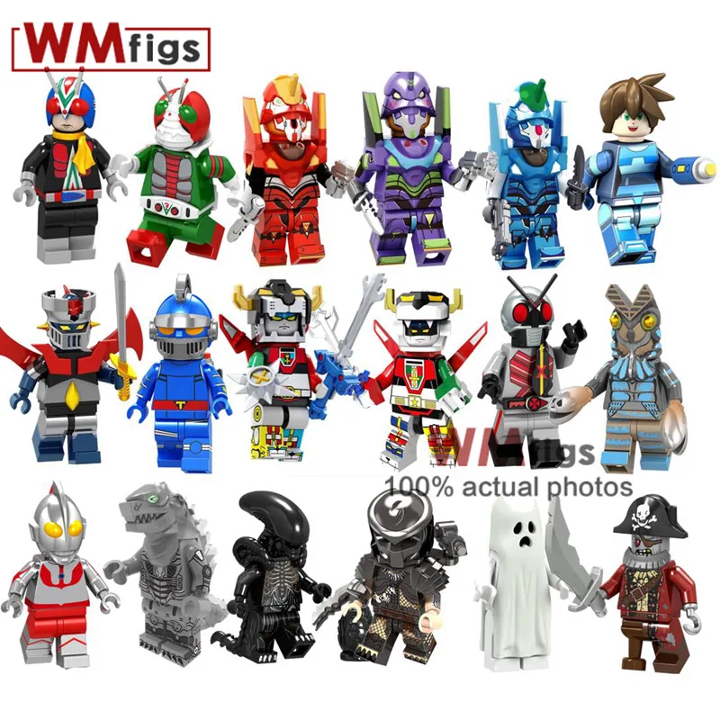

Beast King Golion Voltron Legoingly Mazinger Z EVA Alien Altraman Masked Rider x Building Blocks Bricks Gifts Toys for Children