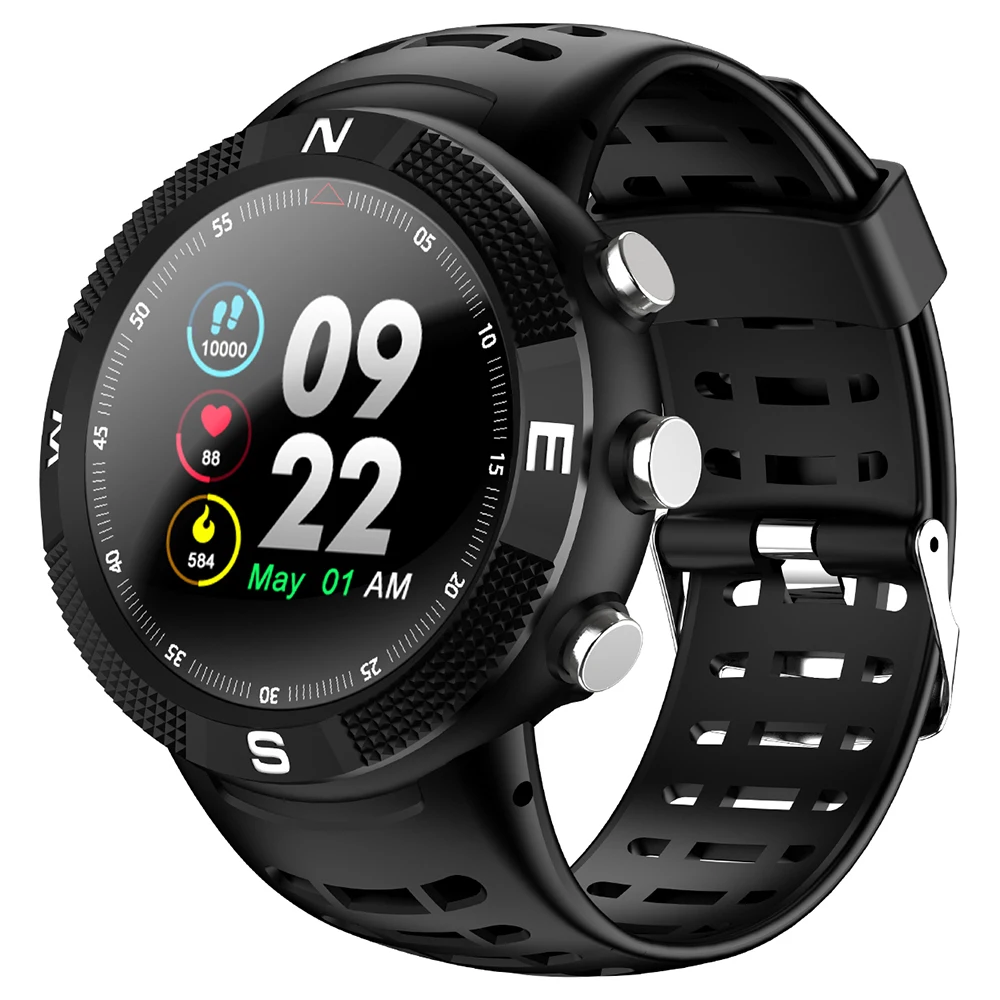 

F18 Smartwatch Sports Bluetooth 4.2 IP68 Waterproof Smart Watch GPS Call Message Reminder Pedometer Sleep Monitor For Man Boy